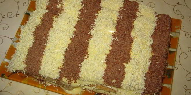 Рецепт тирамису-торта черно-белая зима