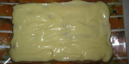 Шаг 4: тирамису-торта черно-белая зима