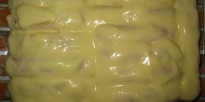 Шаг 6: тирамису-торта черно-белая зима