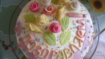 Рецепт Торта бисквитного с творожно-брусничной прослойкой