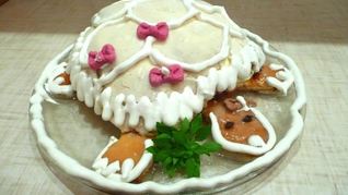 Рецепт Торта черепаха классический со сметаной