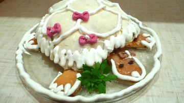 Рецепт Торта черепаха классический со сметаной