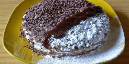 Шаг 19: торта черного принц на кефире