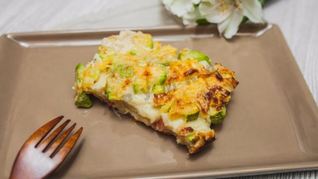 Рецепт Торта из цуккини с беконом и сыром Пармезан