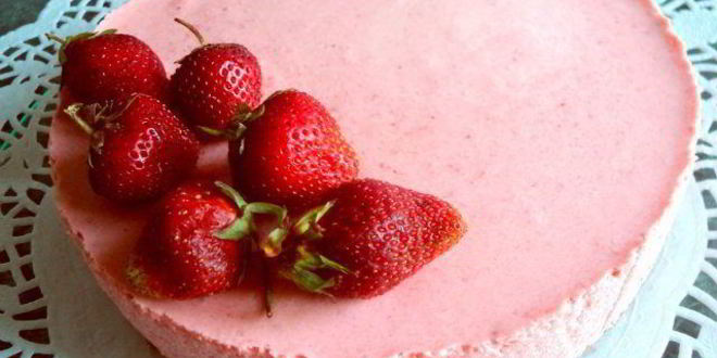 Рецепт торта клубника со сливками