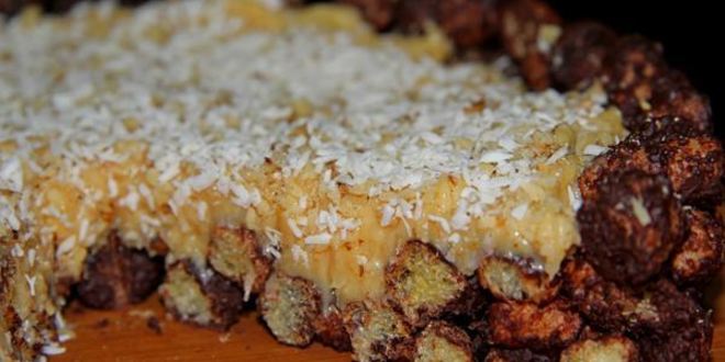 Рецепт торта кукурузная корзинка без выпечки