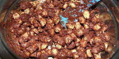 Шаг 2: торта кукурузная корзинка без выпечки