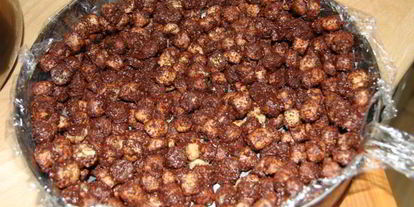 Шаг 3: торта кукурузная корзинка без выпечки