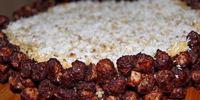 Шаг 5: торта кукурузная корзинка без выпечки