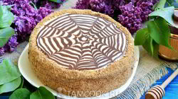 Рецепт Торта Медовик карамельный