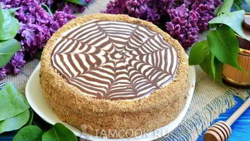 Рецепт Торта Медовик карамельный