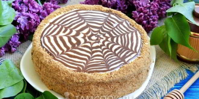 Рецепт торта медовик карамельный