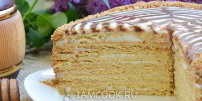 Шаг 18: торта медовик карамельный