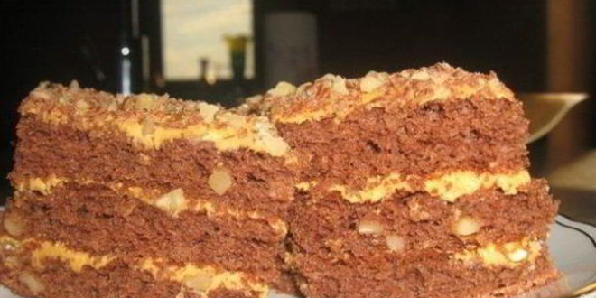 Рецепт торта медового со сгущенкой