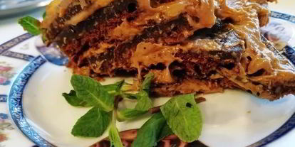 Шаг 10: торта-неряхи шоколадно-арахисовый