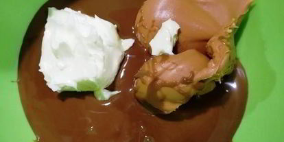 Шаг 8: торта-неряхи шоколадно-арахисовый