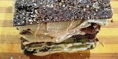 Шаг 9: торта-неряхи шоколадно-арахисовый