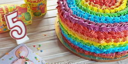 Шаг 23: торта радуга