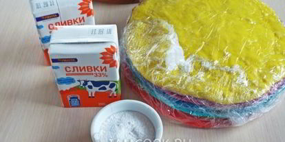 Шаг 11: торта радуга