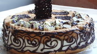 Рецепт Торта с творожным кремом