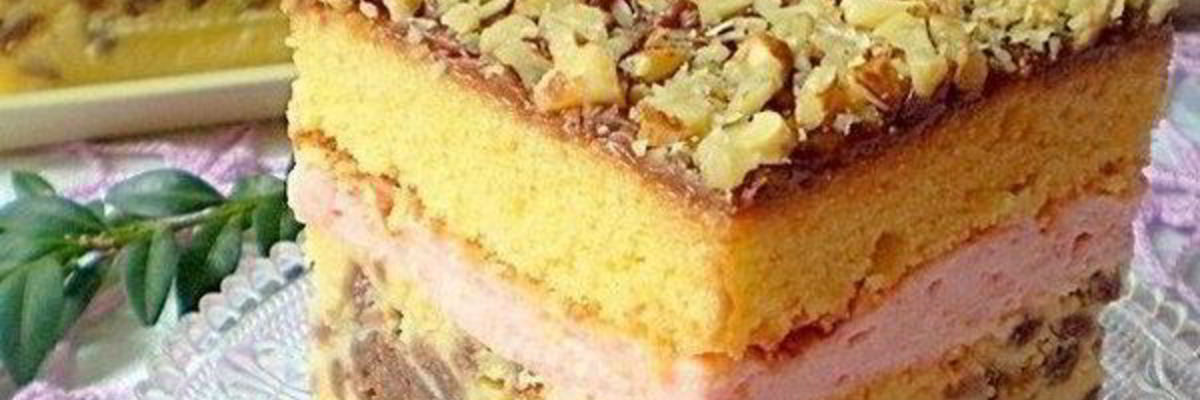 Рецепт Торта Секрет монашки с творожным кремом