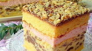 Рецепт Торта Секрет монашки с творожным кремом