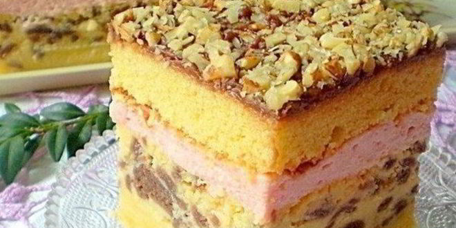 Рецепт торта секрет монашки с творожным кремом