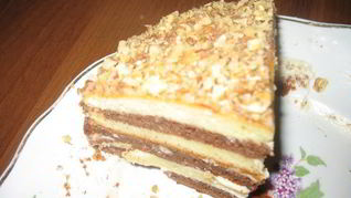 Рецепт Торта со сметаной и какао