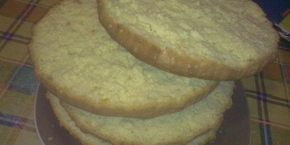 Шаг 1: торта весеннее настроение