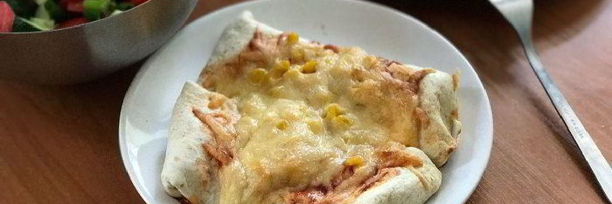 Рецепт Тортилий под сырной шапочкой