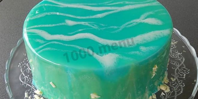 Рецепт цветной зеркальной глазури для торта