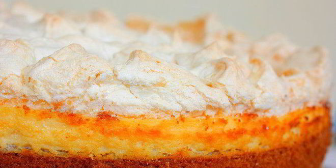 Рецепт творожного торта с меренгой