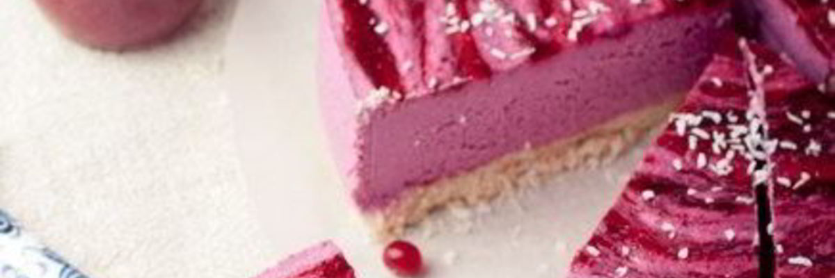 Рецепт Вегетарианского брусничного торта без выпечки