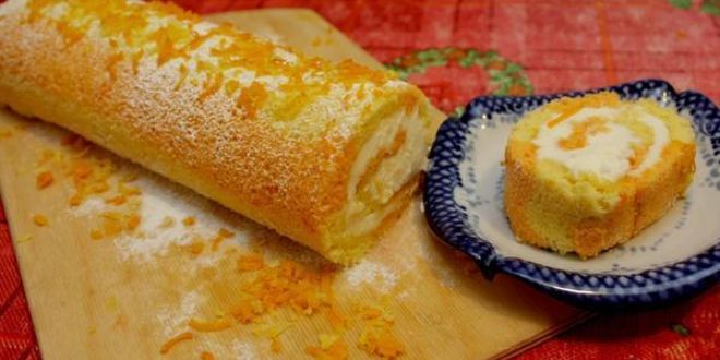 Рецепт Цитрусового шахматного рулета