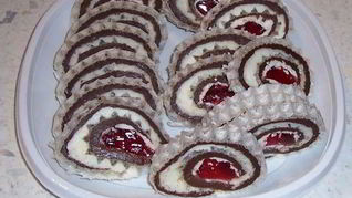 Рецепт Вафельного рулета