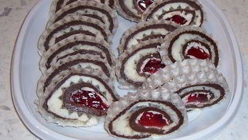 Рецепт Вафельного рулета