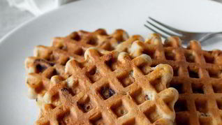 Рецепт Арахисовых вафель с шоколадной крошкой