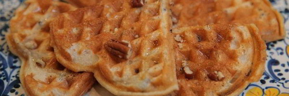 Рецепт Бельгийских вафель с диким рисом