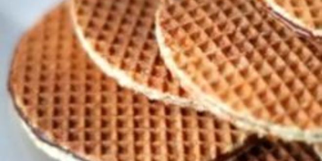 Рецепт голландских вафель с карамелью