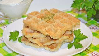 Рецепт Картофельных вафель в вафельнице