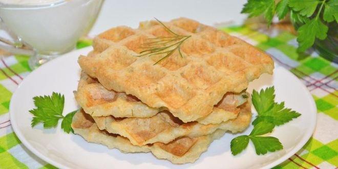 Рецепт картофельных вафель в вафельнице