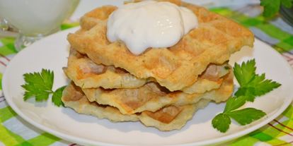 Шаг 13: картофельных вафель в вафельнице