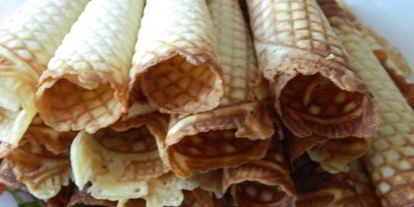 Шаг 5: хрустящих вафель с маскарпоне и фруктами