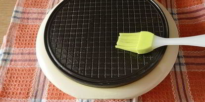 Шаг 5: хрустящих вафель в вафельнице на маргарине