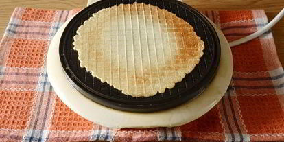 Шаг 8: хрустящих вафель в вафельнице на маргарине