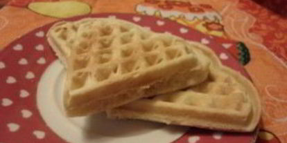 Шаг 3: мягких вафель для вафельницы