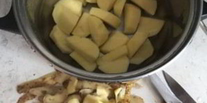 Шаг 1: постных картофельных вафель