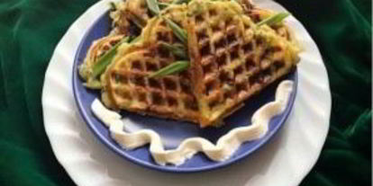 Шаг 7: постных картофельных вафель