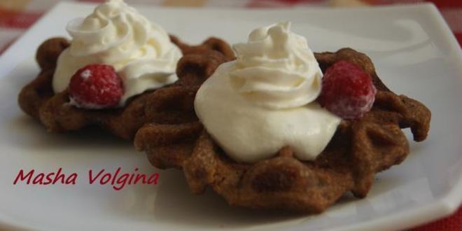 Рецепт шоколадных вафель с фундуком