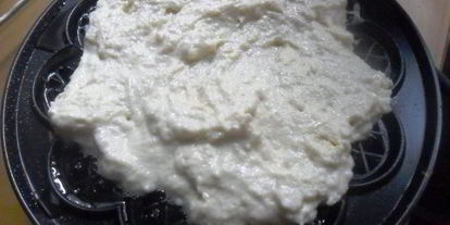 Шаг 4: сметанных вафель с сыром